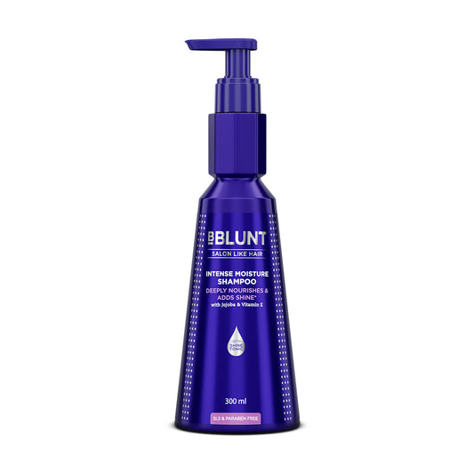 BBlunt Intense Moisture Shampoo With Jojoba & Vitamin E for Frizz Free Hair