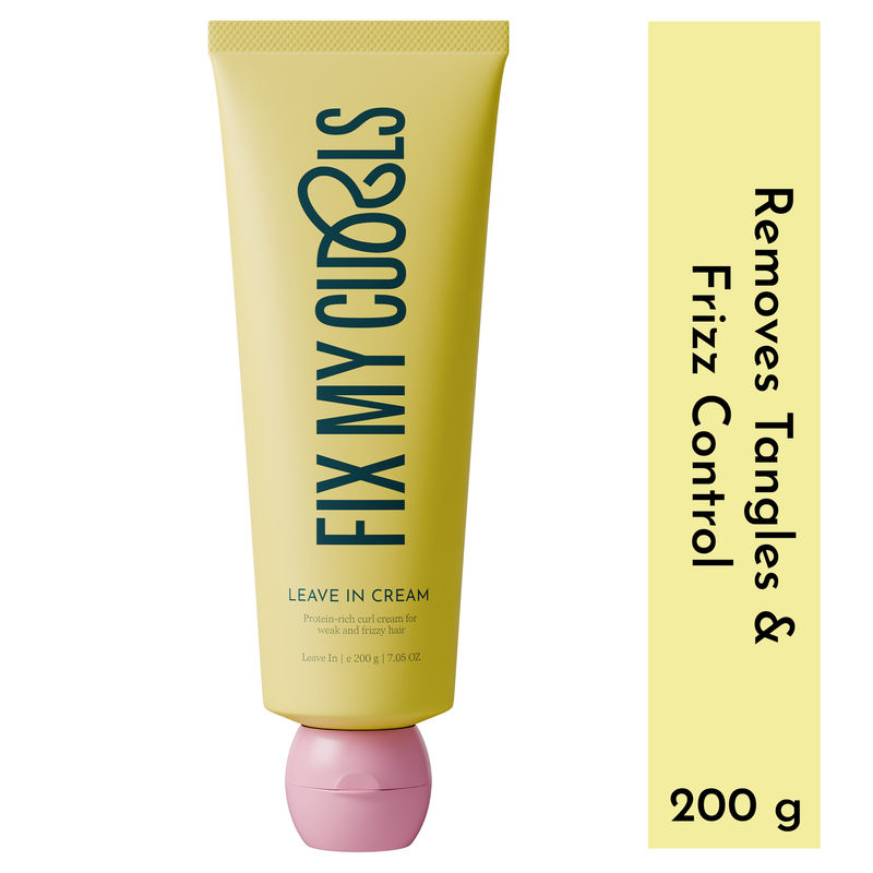 Fix My Curls Leave in Cream For Curly And Wavy Hair