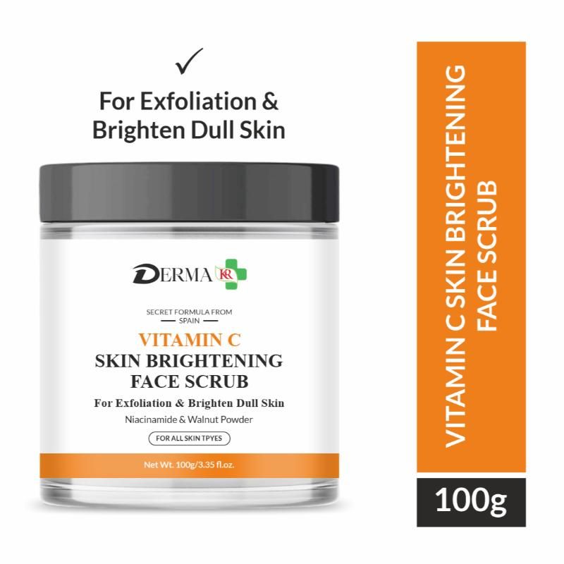 DERMA KR Vitamin C Skin Brightening Face Scurb