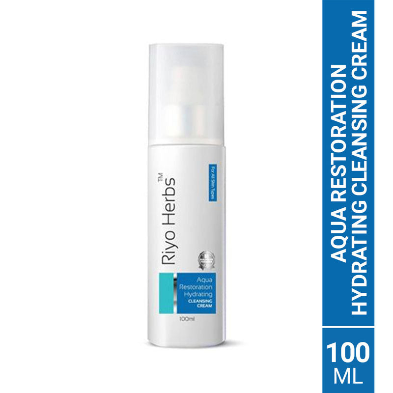 Riyo Herbs Aqua Restoration Cleansing Cream for Pure Skin Renewal