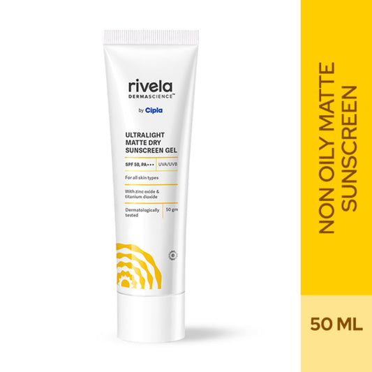 Rivela Derma Science Ultralight Matte Dry Sunscreen Gel