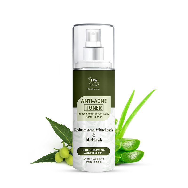 TNW The Natural Wash Anti Acne Toner with Salicylic acid, Controls sebum, Tightens pores