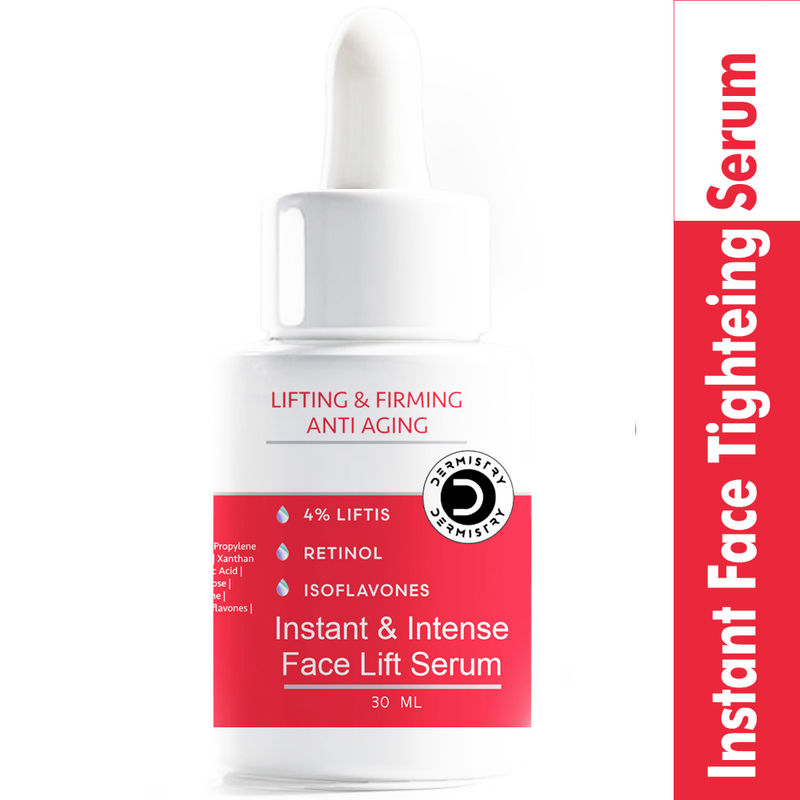 DERMISTRY Instant Skin Tightening Anti Aging Retinol Day Night Face Serum for Ageing Wrinkled Skin