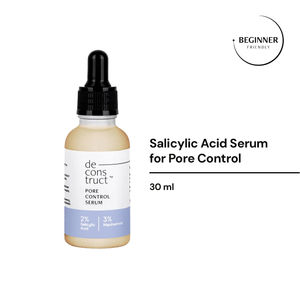 Deconstruct Pore Control Serum with 2% Salicylic Acid & 3% Niacinamide,Fights Acne & Controls Oil (30 ml)