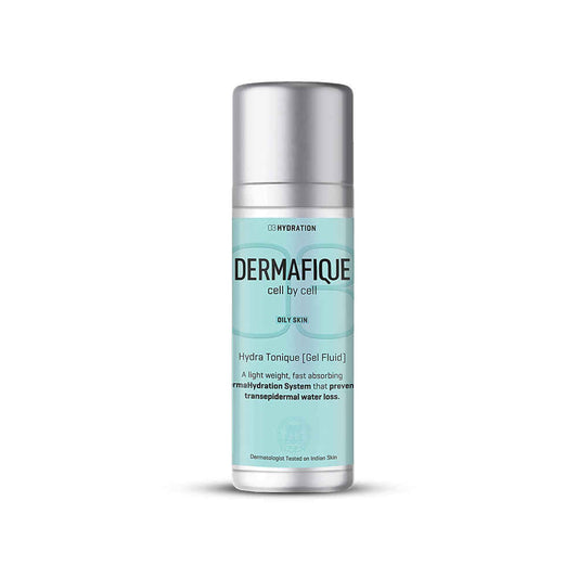 Dermafique Hydratonique Gel Fluid with Vitamin C a€“ 30 gm, with Niacinamide and Vitamin E, Moisturizer for Face with Ultra Light Gel Formula