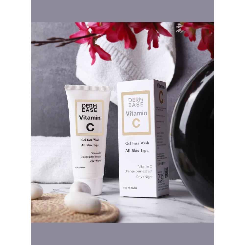Dermease Vitamin-C Gel Face Wash 100 ml