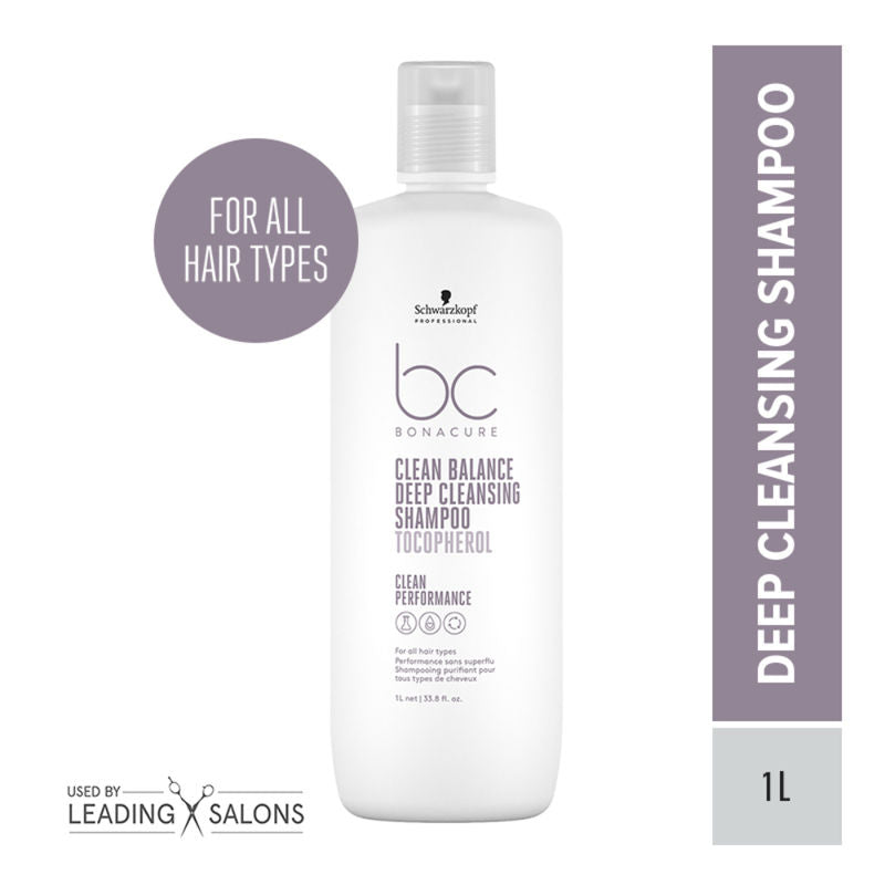 Schwarzkopf Professional Bonacure Clean Balance Deep Cleansing Shampoo With Tocopherol