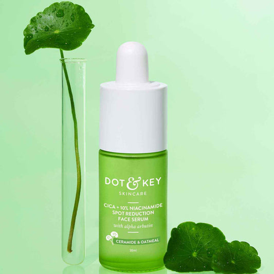 Dot & Key 10% Niacinamide Cica Face Serum With alpha arbutin For Dark Spots & Acne Scars, 30 ml