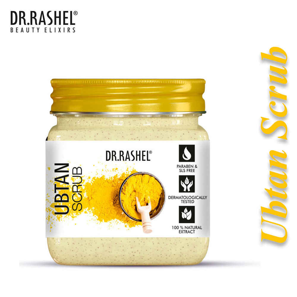 Dr.Rashel Glowing Ubtan Face and Body Scrub For All Skin Types (380 ml)