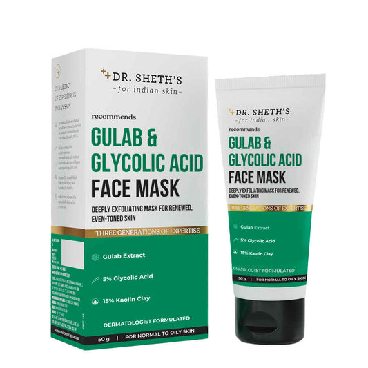 Dr. Sheth's Gulab & Glycolic Acid Face Mask 50 gm
