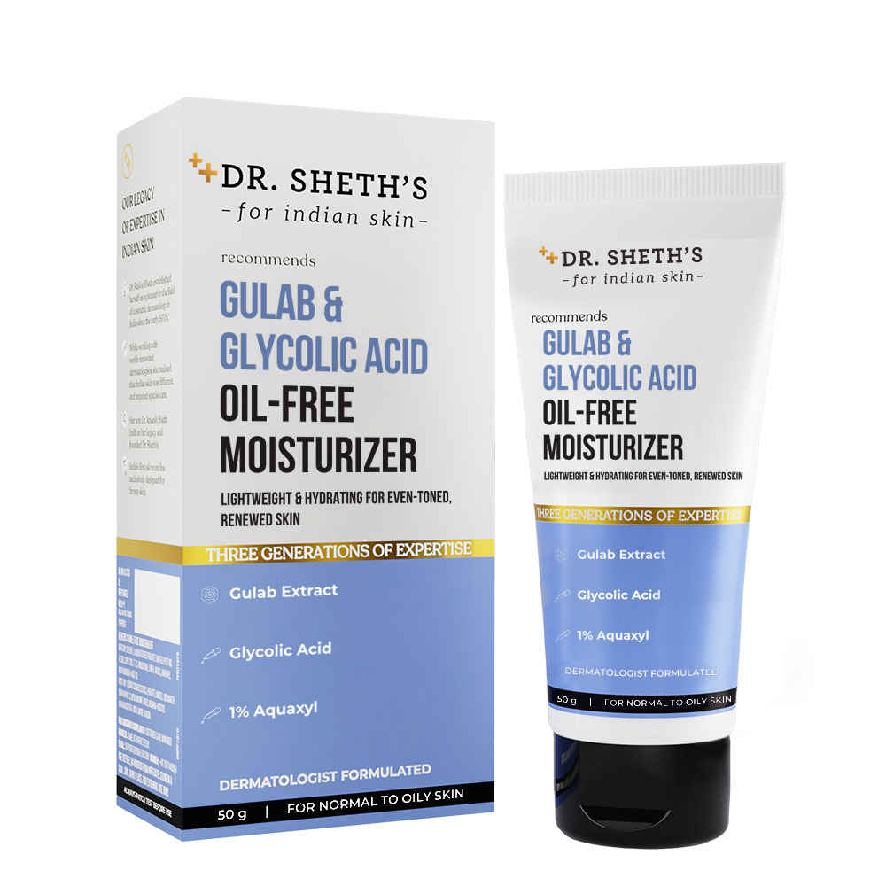 Dr. Sheth's Gulab & Glycolic Acid Oil-Free Moisturizer-50 gm