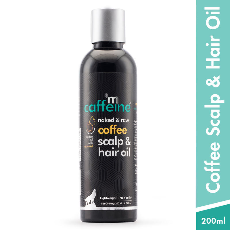 MCaffeine Coffee Hair Oil For Hair Fall & Hair Growth, Lightweight & Non Sticky