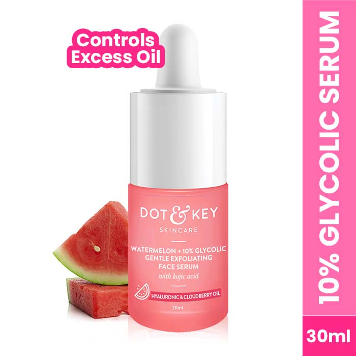 DOT & KEY 10% GLYCOLIC WATERMELON GENTLE EXFOLIATING FACE SERUM FOR PIGMENTATION