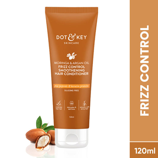 Dot & Key Moringa & Argan Hairfall Control Conditioner With Keratin & Vitamin E For Frizzy, Dry Hair