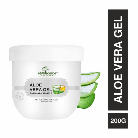 Earth Science Ayurveda Pure Aloe Vera Gel with Vitamin E