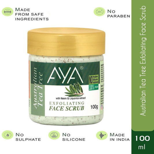 AYA Tea Tree Exfoliating Face Scrub