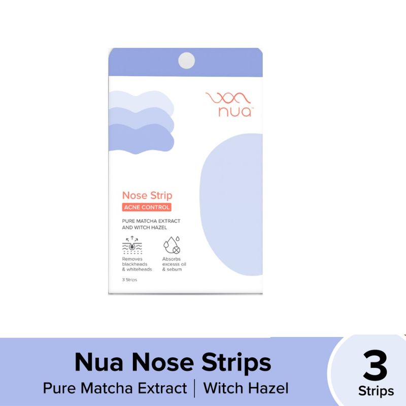 Nua Nose Strip Pure Matcha and Witch Hazel 100% Natural Extracts Works within 10 minutes