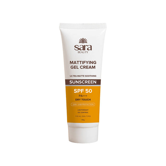 Sara Mattifying Gel Cream With SPF 50 PA+++ Oil Control Sunscreen