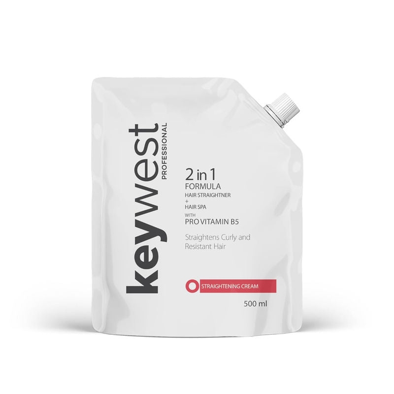 Keywest Professional 2-in-1 Formula Hair Straightening + Hair Spa Cream