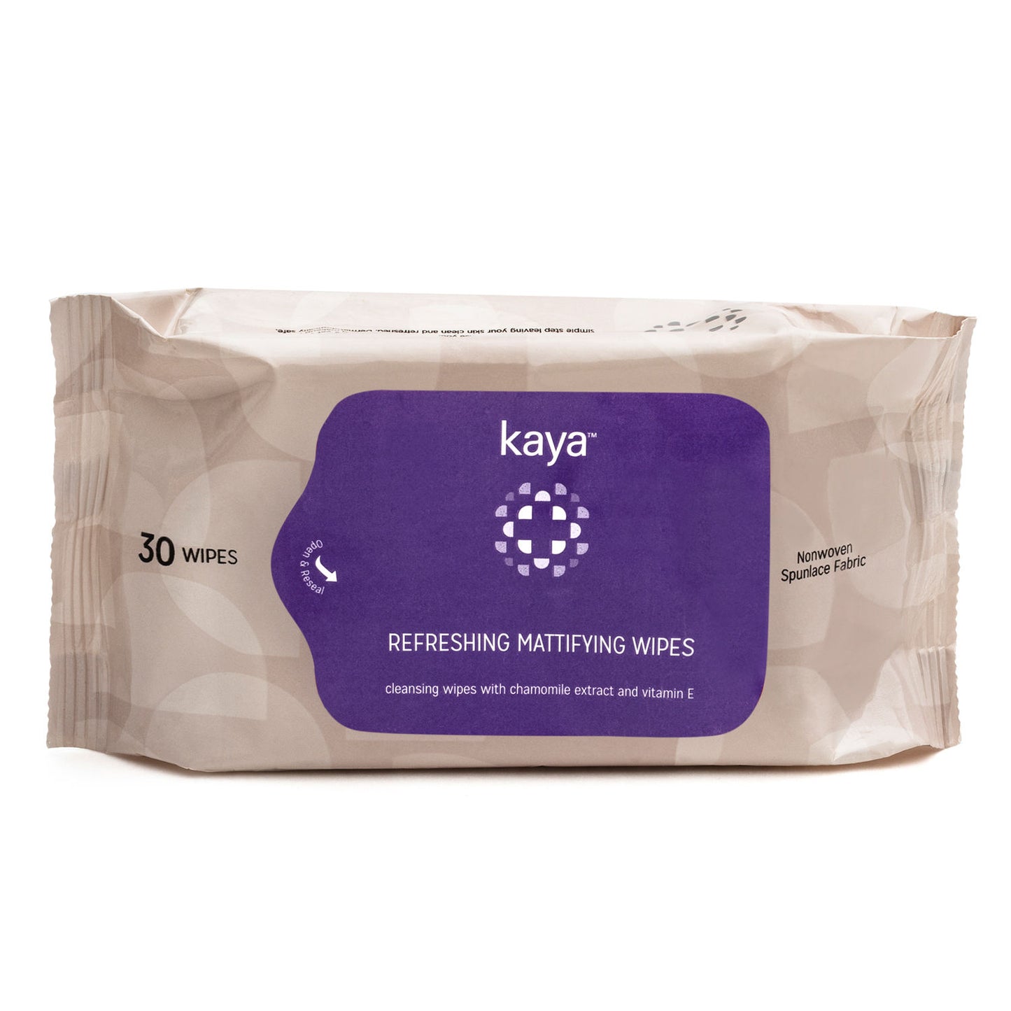 Kaya Refreshing Mattifying Wipes | Vitamin E & Chamomile Extracts