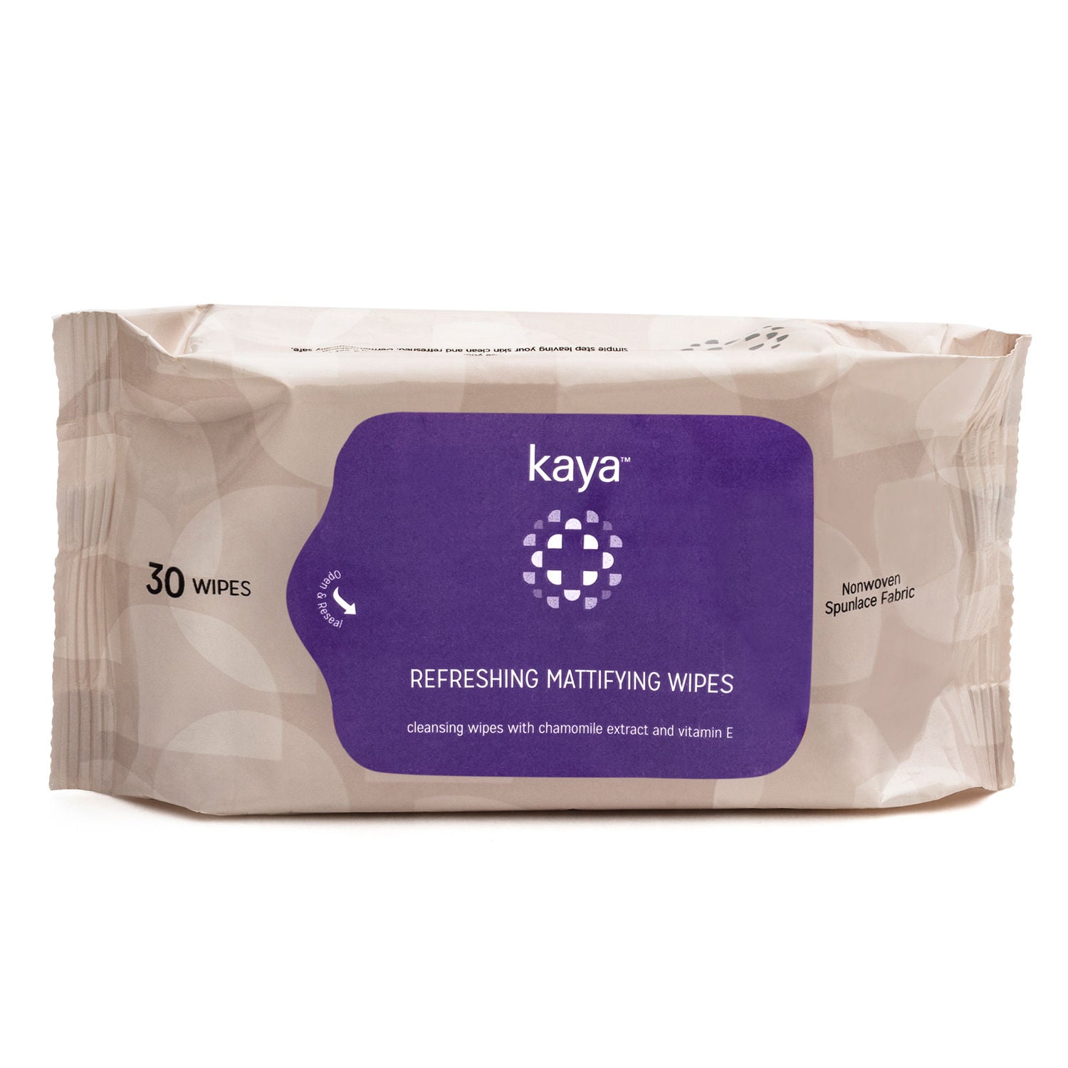 Kaya Refreshing Mattifying Wipes | Vitamin E & Chamomile Extracts