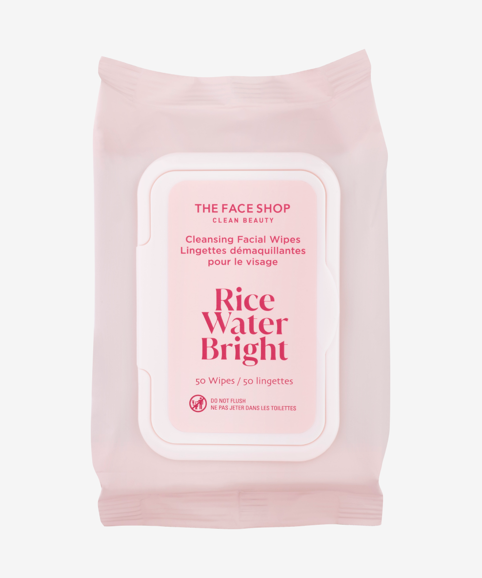 Rice Water Bright Cleansing Facial Wipes