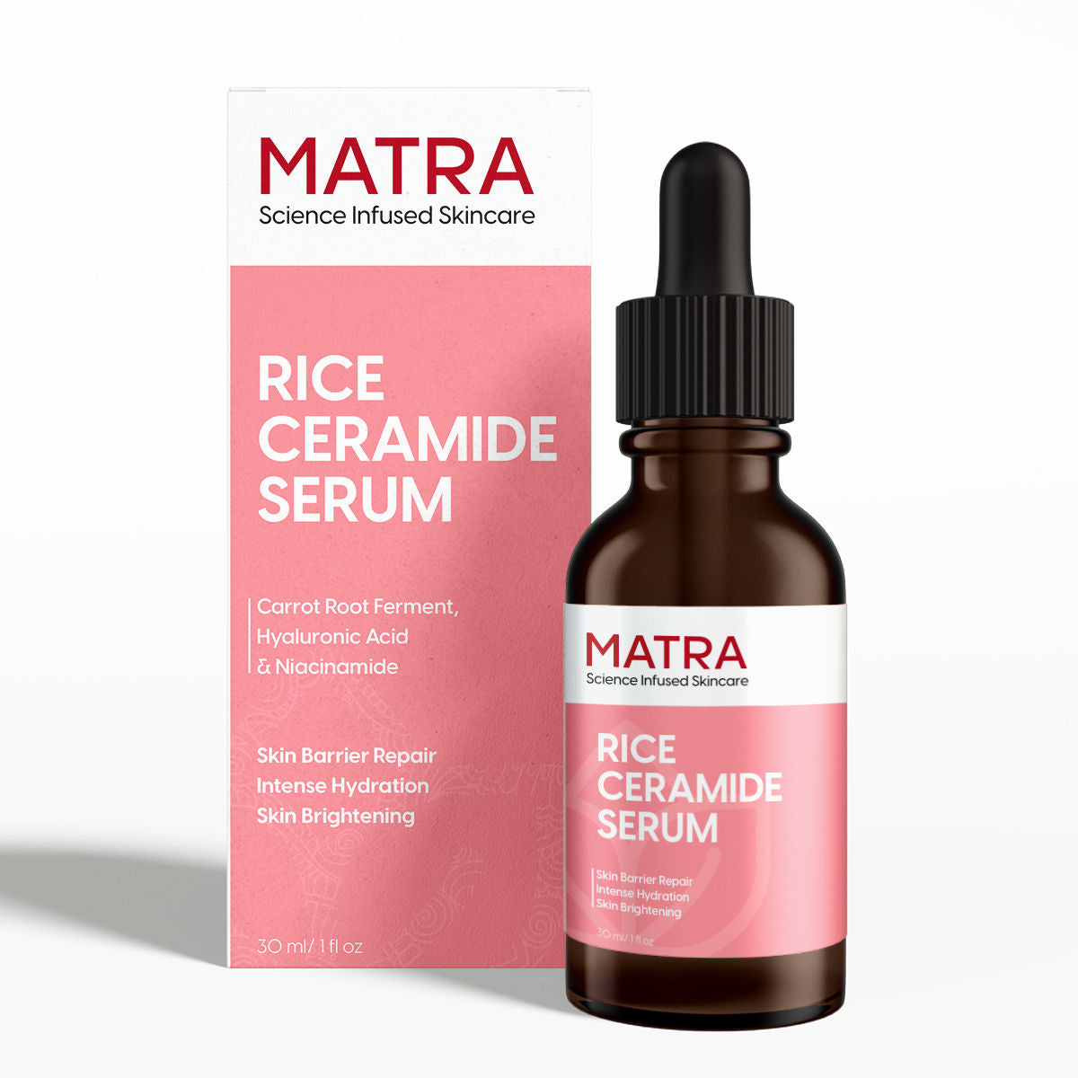 Matra Rice Ceramide Serum Barrier Repair With Niacinamide & HA For Skin Brightening, Acne Spots (30ML)