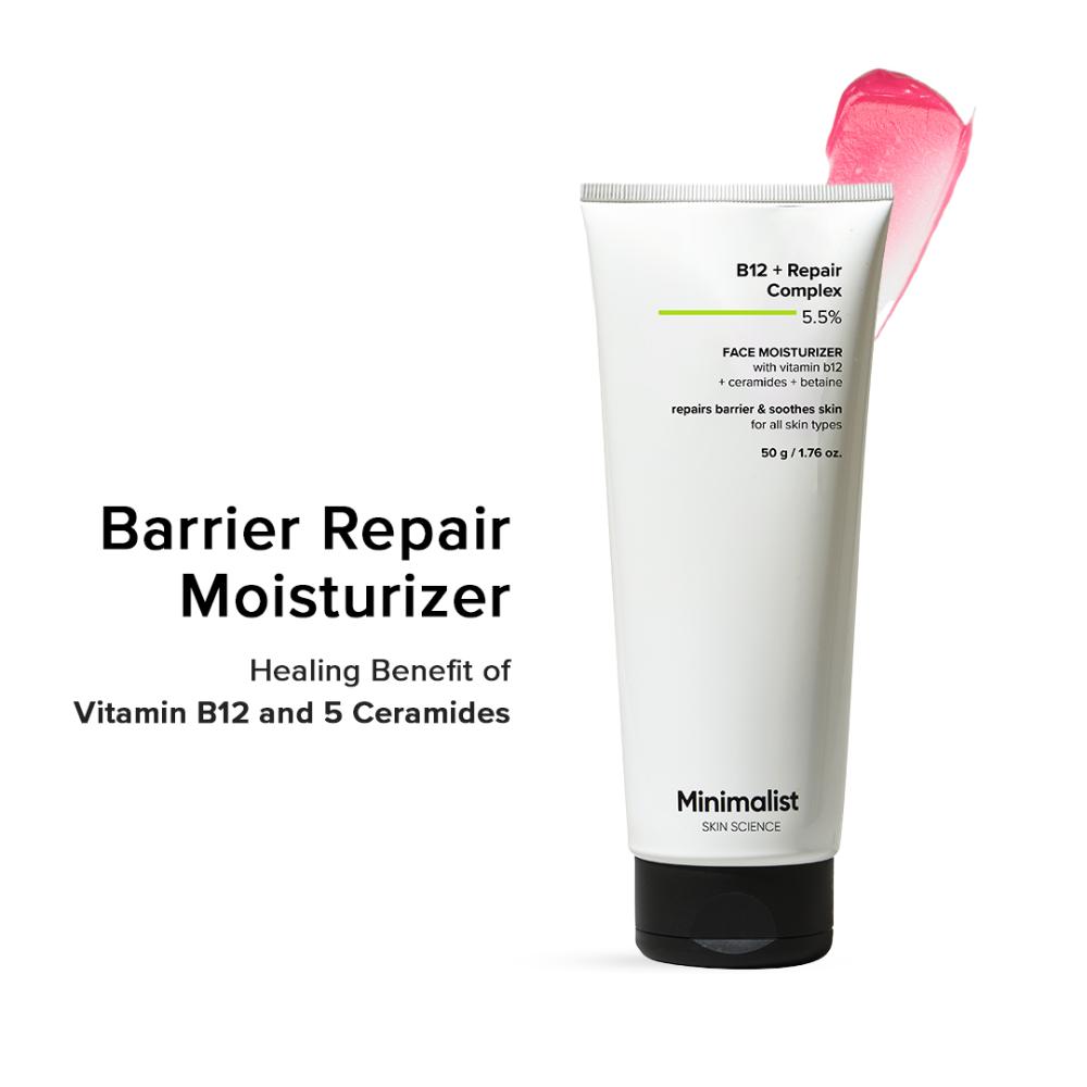 Vitamin B12 + Repair Complex 5.5% Face Moisturizer With Ceramides for Barrier Repair