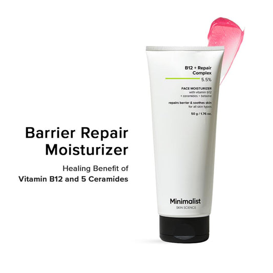 Vitamin B12 + Repair Complex 5.5% Face Moisturizer With Ceramides for Barrier Repair