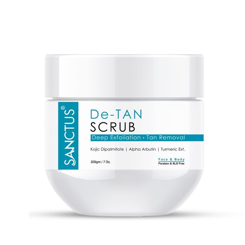 SANCTUS De-Tan Scrub Deep Exfoliation For Tan Removal