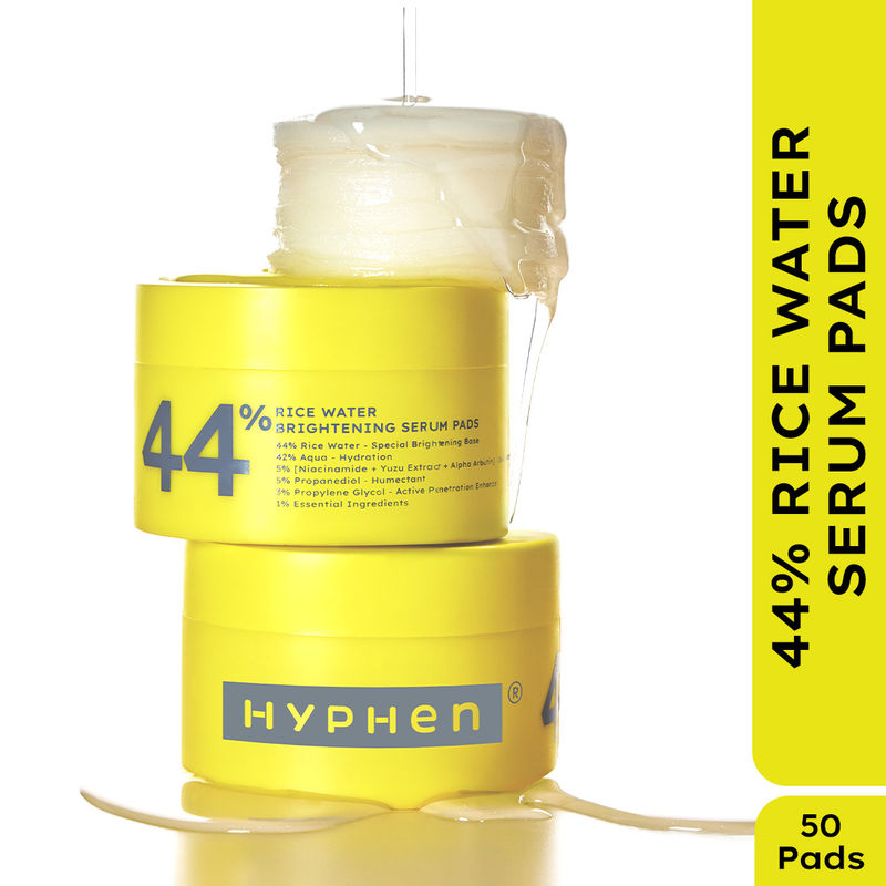 Hyphen 44% Rice Water Brightening Serum Pads