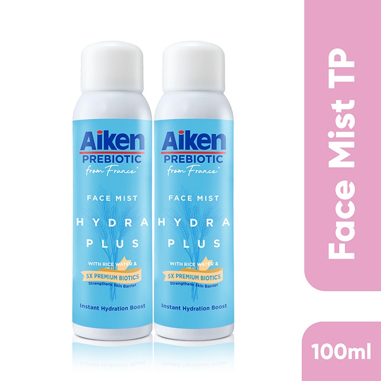 Aiken Prebiotic 8X Premium Biotics Face Mist 100Mlx2 (Twin Pack)