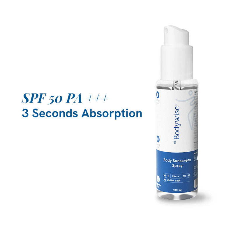 Be Bodywise Body Sunscreen Spray SPF 50 PA+++