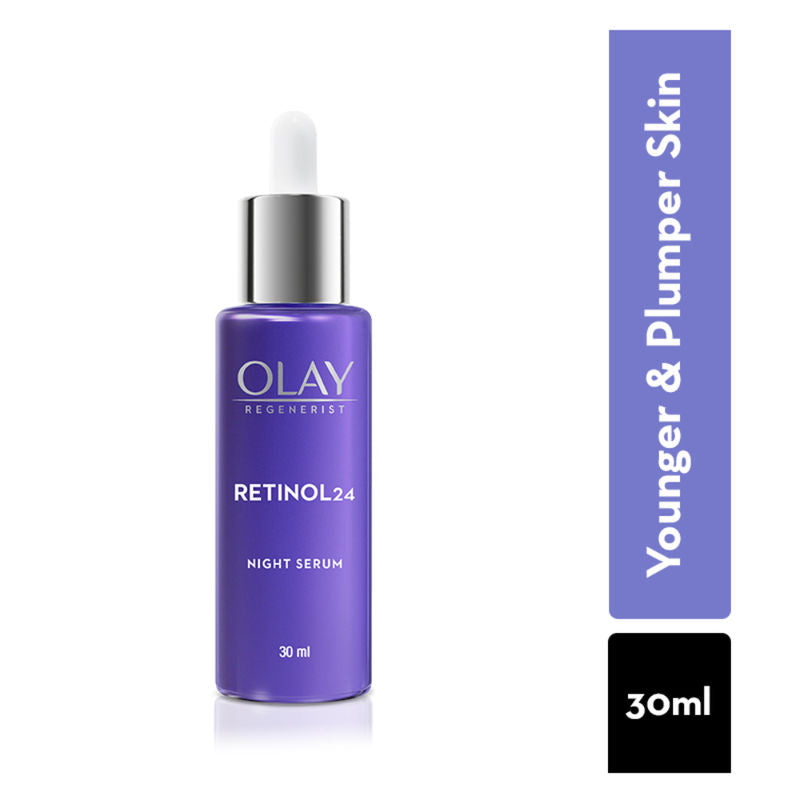 Olay Retinol 24 Anti Ageing Night Serum For Youthful Looking Skin, No Irritation, Fragrance Free