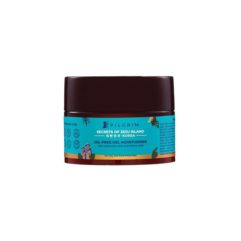 Pilgrim Oil-Free Gel Moisturiser with Hyaluronic Acid for Acne