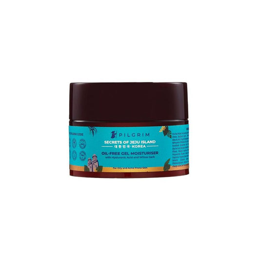 Pilgrim Oil-Free Gel Moisturiser with Hyaluronic Acid for Acne