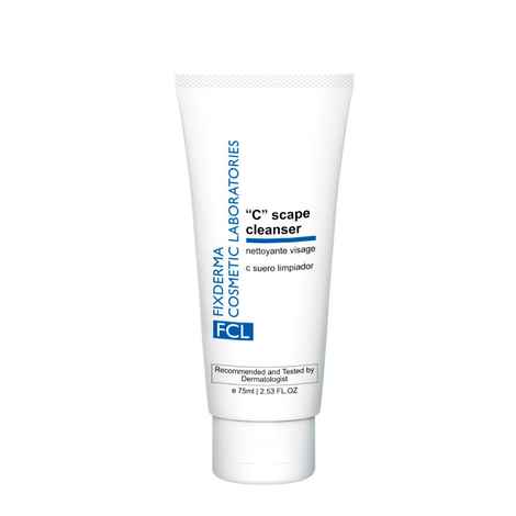 Fixderma Cosmetic Laboratories C Scape Cleanser For Gentle Exfoliation And A Brightening Face Wash For Unevenly Pigmented Skin 75 ml