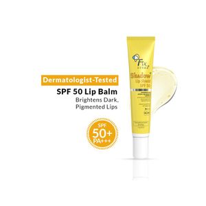 Fixderma Shadow SPF 50 Lip Shield | Lip Balm SPF 50 with Theobroma Cacao Seed Butter, Virgin Coconut Oil & Glutathione | Prevents Pigmentation & Sun Damage | PA+++, Sun Protector UVA & UVB - 15 gm