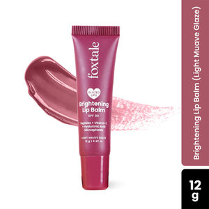 Foxtale Glazed Lips Brightening Lip Balm - Light Mauve Glaze 12 gm