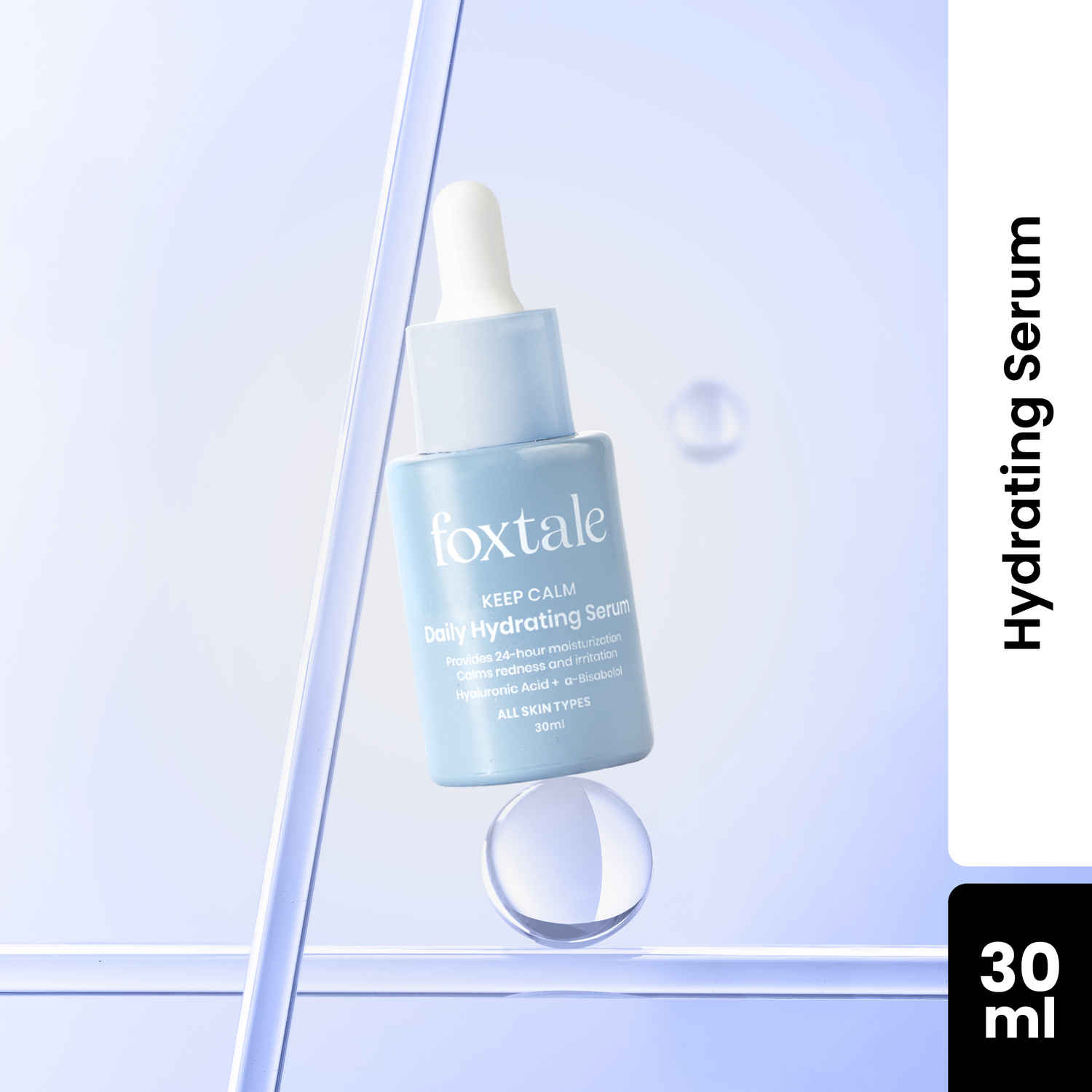 Foxtale - Keep Calm Daily Hydrating Serum with Hyaluronic Acid - 30 ml