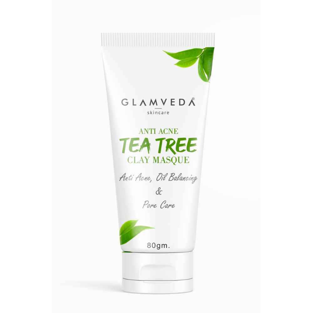Glamveda Acne Solution Tea Tree Clay Masque (80 gm)