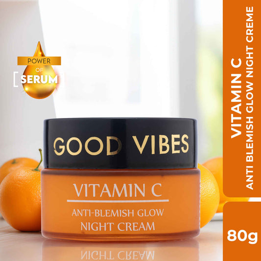 Good Vibes Anti Blemish Glow Vitamin C Night Cream 80 gm GT