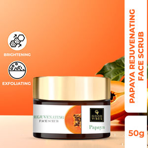 Good Vibes Papaya Even Skin Tone Face Scrub 50 gm