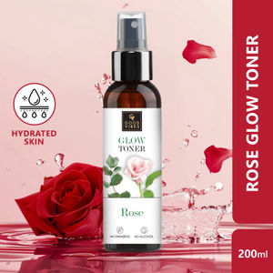 Good Vibes Rose Glow Toner | Lightweight, Brightening, Gulab Jal, Face mist (200 ml)