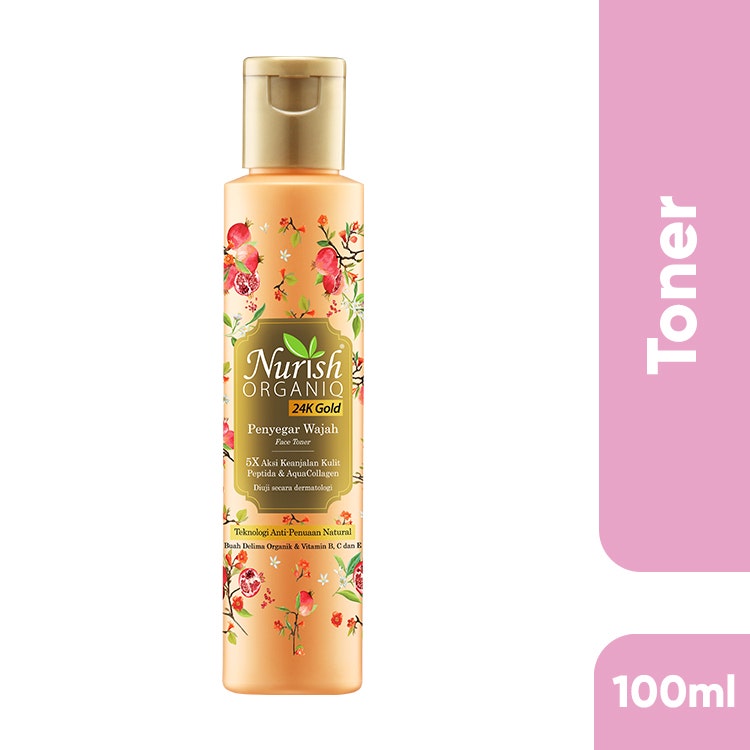 Nurish Organiq 24K Gold Face Toner 100Ml