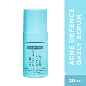 Hyphen Acne Defence Daily Serum with 2% Salicylic Acid ,10% Azelaic Acid & 4% Niacinamide|Anti Acne & Pimples Face Serum- 30 ml