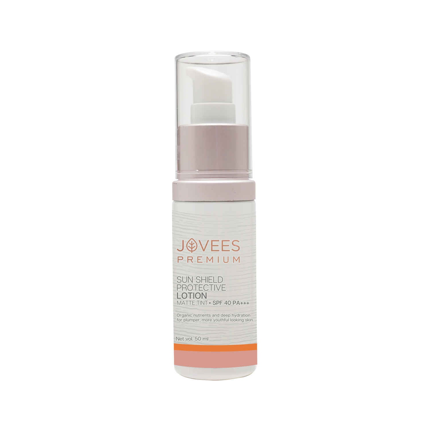 Jovees Premium Sun Shield Protective Lotion SPF 40 | Broad Spectrum PA+++ | Matte Tint | Infused with Organic Extracts | Lightweight and Oil Free 50 ml