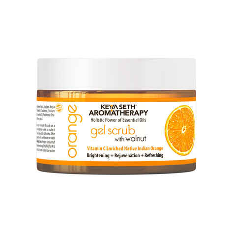 Keya Seth Aromatherapy, Orange Gel Scrub, Vitamin C Enriched, 160 gm
