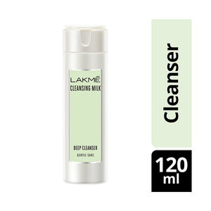 Lakme Gentle & Soft Deep Pore Cleanser With Vitamin E & Natural Avacado Extracts (120 ml) | Extracts Oil, Makeup & Impurities | Replenishes Skin