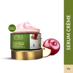 Lotus Botanicals GlycoBoost Radiant Skin Serum Creme with Red Apple & Glycolic Acid - 50 gm